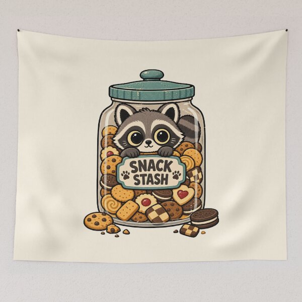 Item preview, Raccoon Snack Bandit designed and sold by ChocoMellowCo.