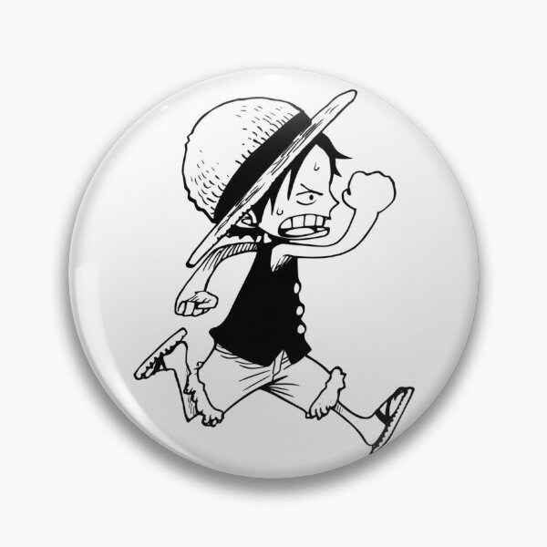 Item preview, Luffy The Straw Hat Pirate Icon designed and sold by TheStickLab.
