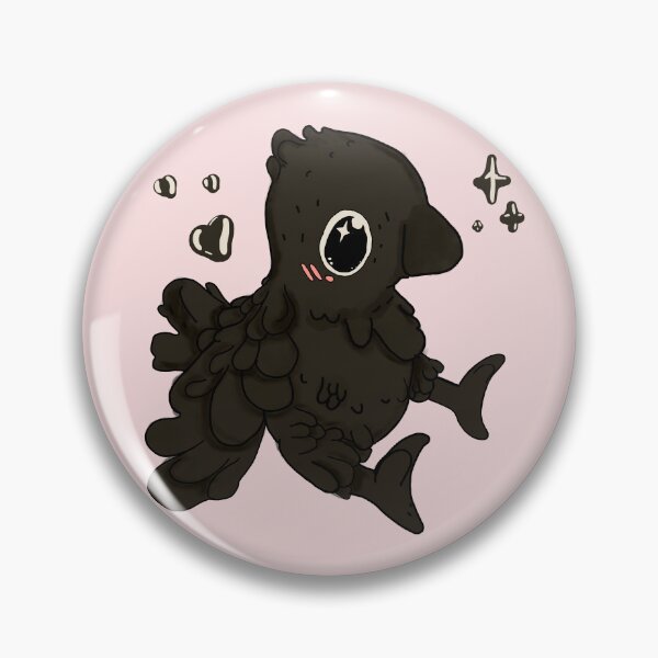 Item preview, Kawaii Baby Crow Chibi Gothic Bird designed and sold by kuwagatamushi.
