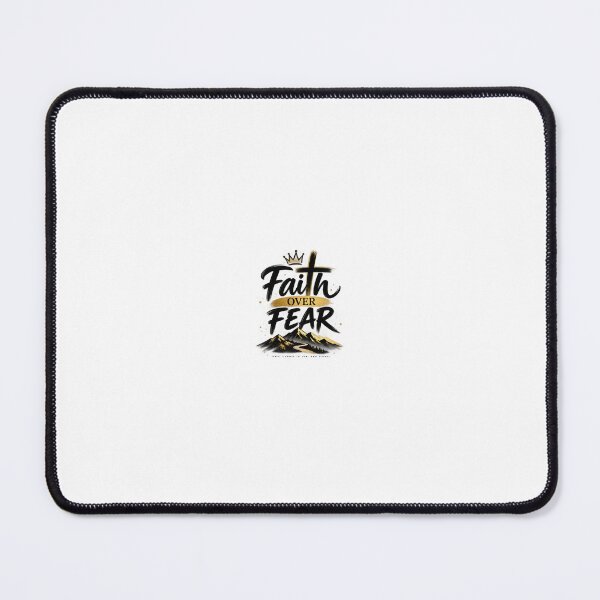 Item preview, Faith over fear Christian inspirational design designed and sold by OJ-Studio.