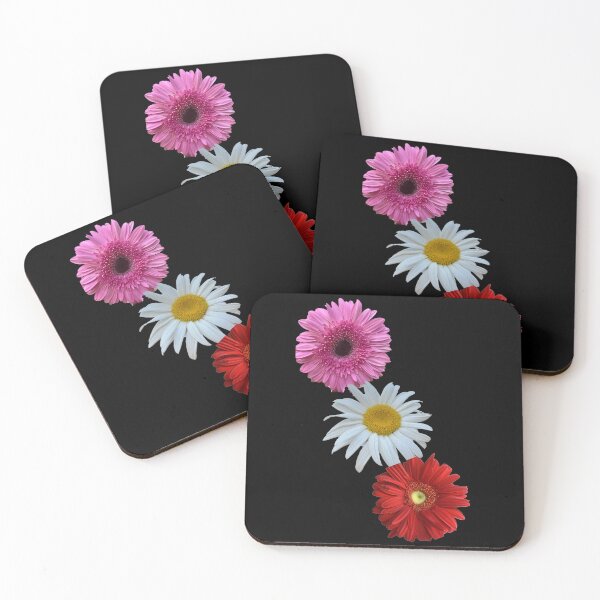 Item preview, Trio Gerbera Daisy Blossom Cluster Cutout designed and sold by BalkanBloom.
