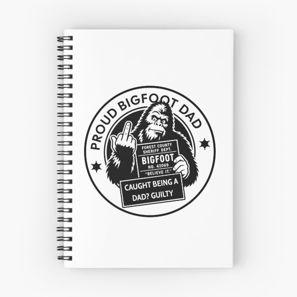 Item preview, Proud Bigfoot Dad Funny Sasquatch Mugshot Father's Day designed and sold by Simon-art-land.