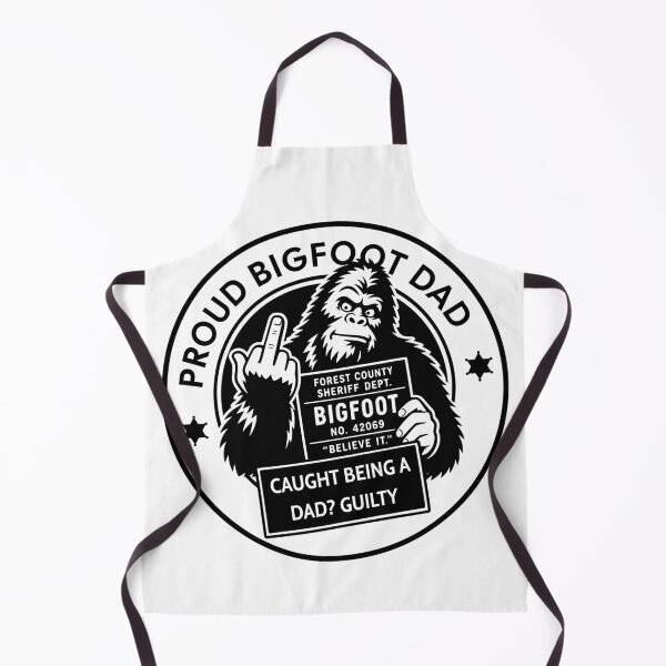 Item preview, Proud Bigfoot Dad Funny Sasquatch Mugshot Father's Day designed and sold by Simon-art-land.
