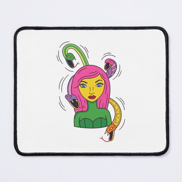 Item preview, Vibrant Medusa Portrait designed and sold by GuweizWorks.