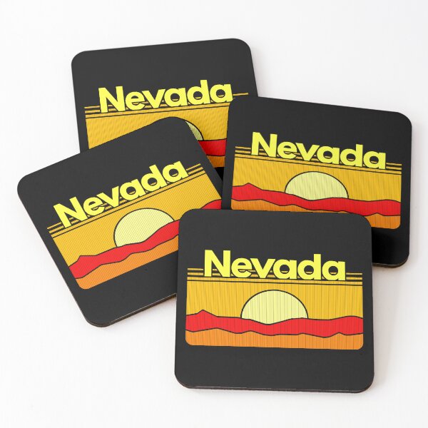 Item preview, Retro Nevada Desert Sunset Vintage Americana State Design designed and sold by ApollonApparel.