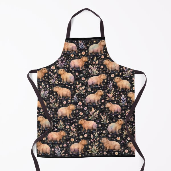 Item preview, Capybara Floral Fantasy Pattern designed and sold by RkskArt.
