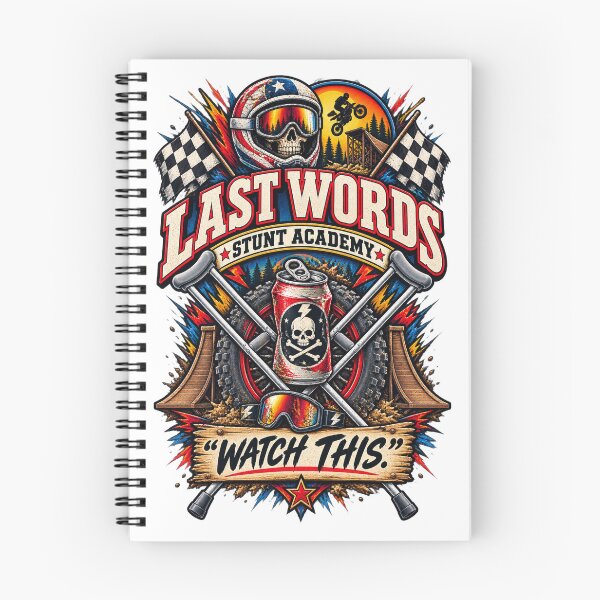 Item preview, Last Words Stunt Academy – “Watch This.” designed and sold by Spectrum House Designs.
