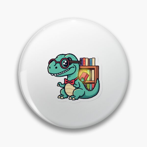 Item preview, Pixel Tea-Rex Librarian designed and sold by One More Run.