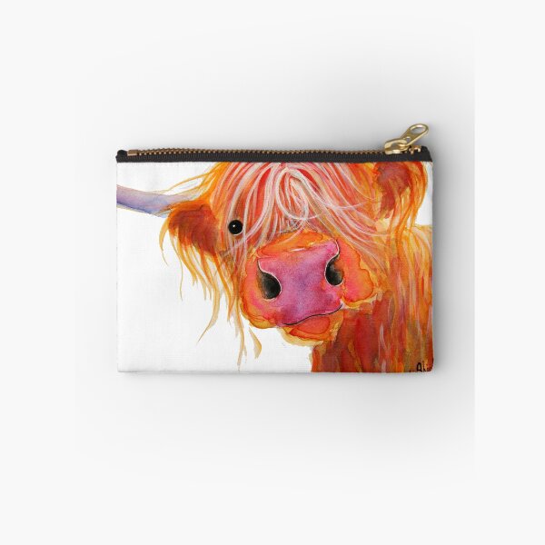 Item preview, Highland Cow PRiNT 'Angus' by Shirley MacArthur designed and sold by Shirley MacArthur Art.