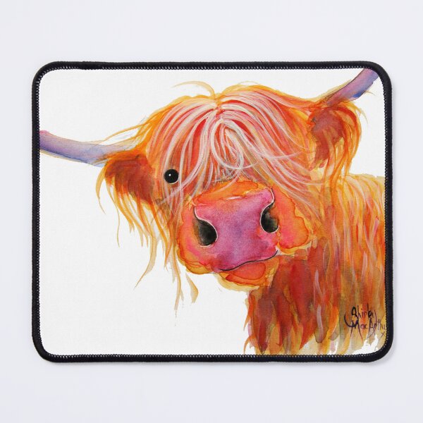 Item preview, Highland Cow PRiNT 'Angus' by Shirley MacArthur designed and sold by Shirley MacArthur Art.