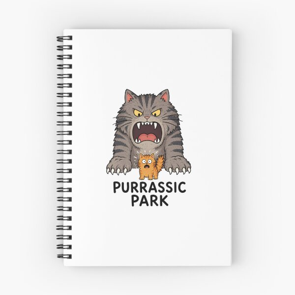 Item preview, Purrassic Park Cat Dinosaur designed and sold by MonkiFlipp.