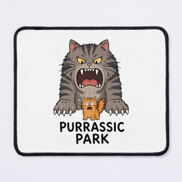 Item preview, Purrassic Park Cat Dinosaur designed and sold by MonkiFlipp.