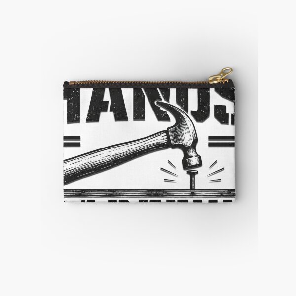 Item preview, Calloused Hands Careful Craft - Distressed Carpentry Hammer Gift designed and sold by Haque Desigens.