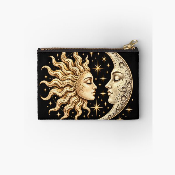 Item preview, Vintage Sun Moon Celestial Mystic Astrology Graphic designed and sold by VGAfanatic.