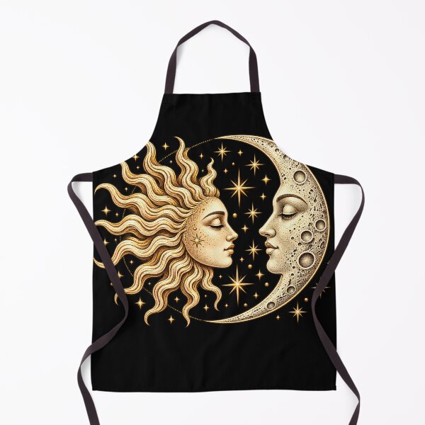 Item preview, Vintage Sun Moon Celestial Mystic Astrology Graphic designed and sold by VGAfanatic.