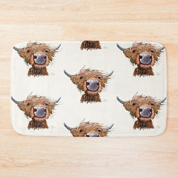Item preview, HIGHLAND COW PRiNT ' DASHING DOUGAL ' By Shirley MacArthur designed and sold by Shirley MacArthur Art.