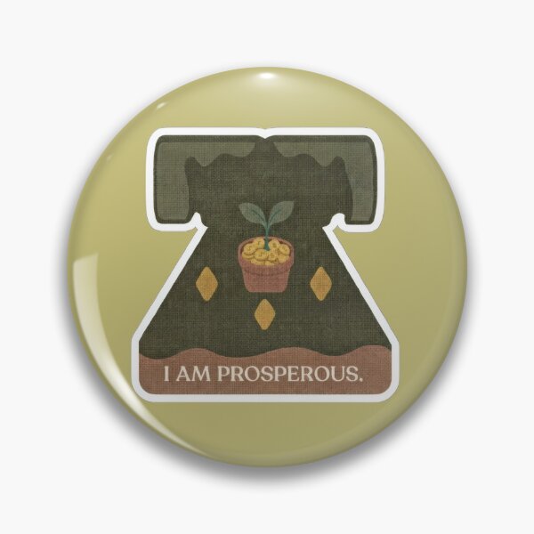 Item preview, I Am Prosperous Minimalist Financial Affirmation designed and sold by WealthVector.