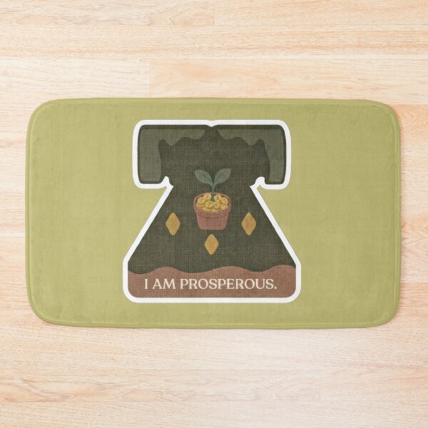 Item preview, I Am Prosperous Minimalist Financial Affirmation designed and sold by WealthVector.