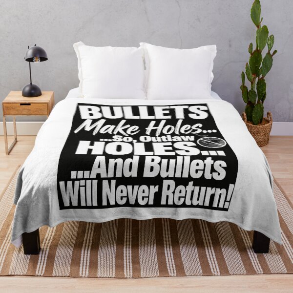 Item preview, Bullets Make Holes Print designed and sold by Lichentroupe63.