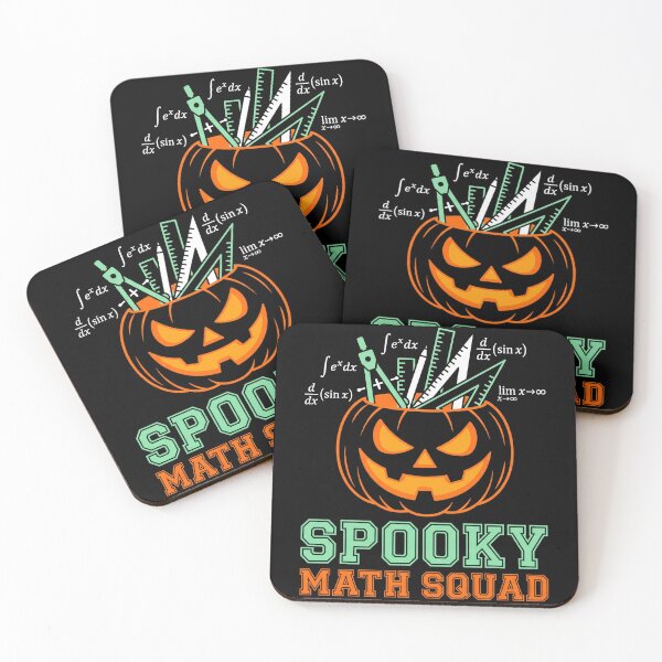 Item preview, Spooky Math Squad Jack O Lantern Formulas Halloween designed and sold by TeNovaStudio.