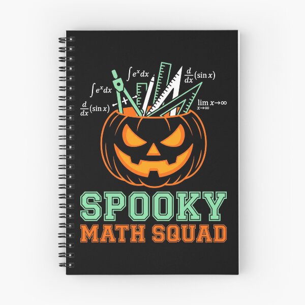 Item preview, Spooky Math Squad Jack O Lantern Formulas Halloween designed and sold by TeNovaStudio.