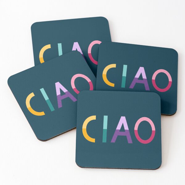 Artikelvorschau, Ciao Colorful Typography entworfen und verkauft von tudang33.