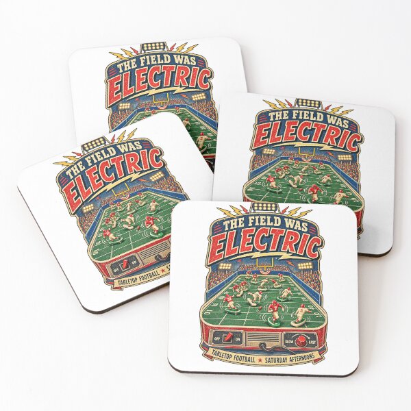 Item preview, The Field Was Electric – Vintage Tabletop Football designed and sold by Past in Threads.