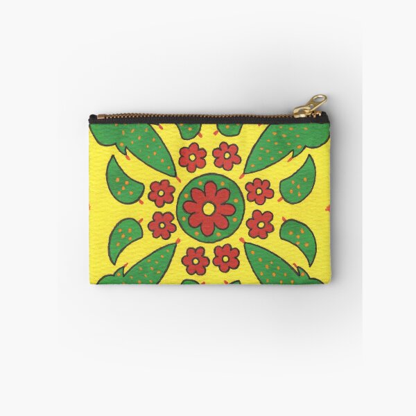 Item preview, yellow cactus mandala designed and sold by Lilinkdino.