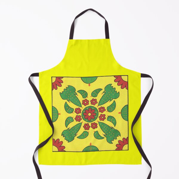 Item preview, yellow cactus mandala designed and sold by Lilinkdino.