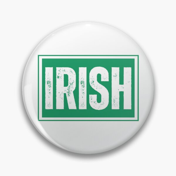 Item preview, Irish Green Badge Distressed Simple Irish Pride Statement designed and sold by HYPNK.