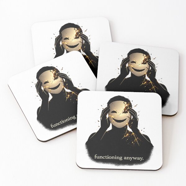 Item preview, Functioning Anyway | Still Showing Up designed and sold by Odd Little Things.