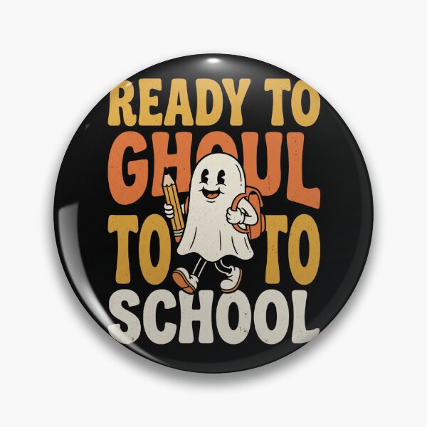 Item preview, Ready To Ghoul To School Vintage Ghost Back To School Halloween designed and sold by TeNovaStudio.
