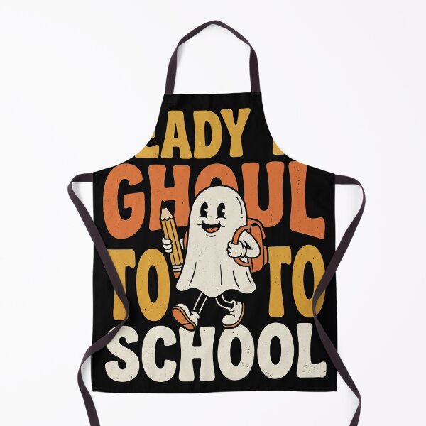 Item preview, Ready To Ghoul To School Vintage Ghost Back To School Halloween designed and sold by TeNovaStudio.