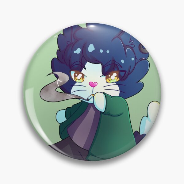 Item preview, Smoking cat designed and sold by MixiLunar.