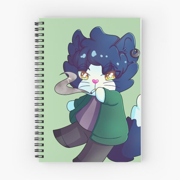 Item preview, Smoking cat designed and sold by MixiLunar.