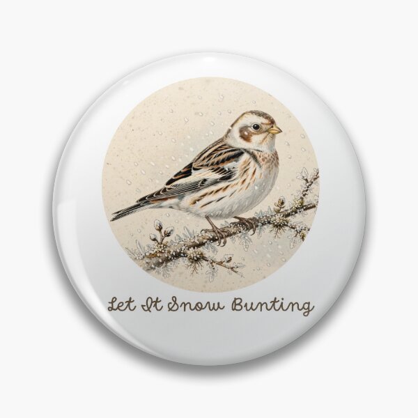 Item preview, Let It Snow Bunting - Funny Christmas Birdwatcher designed and sold by Neurospicy Trolls.