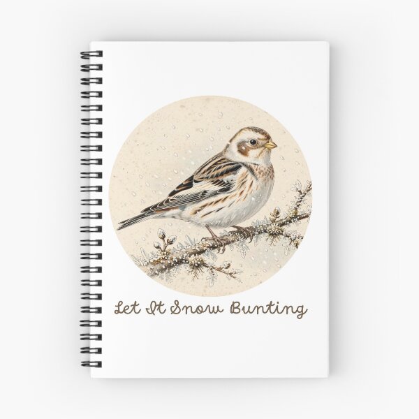 Item preview, Let It Snow Bunting - Funny Christmas Birdwatcher designed and sold by Neurospicy Trolls.