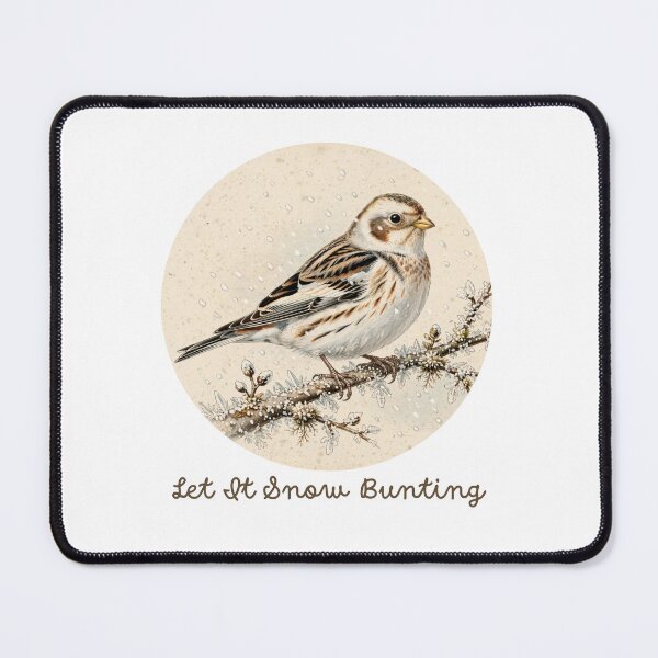 Item preview, Let It Snow Bunting - Funny Christmas Birdwatcher designed and sold by Neurospicy Trolls.