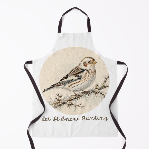 Item preview, Let It Snow Bunting - Funny Christmas Birdwatcher designed and sold by Neurospicy Trolls.