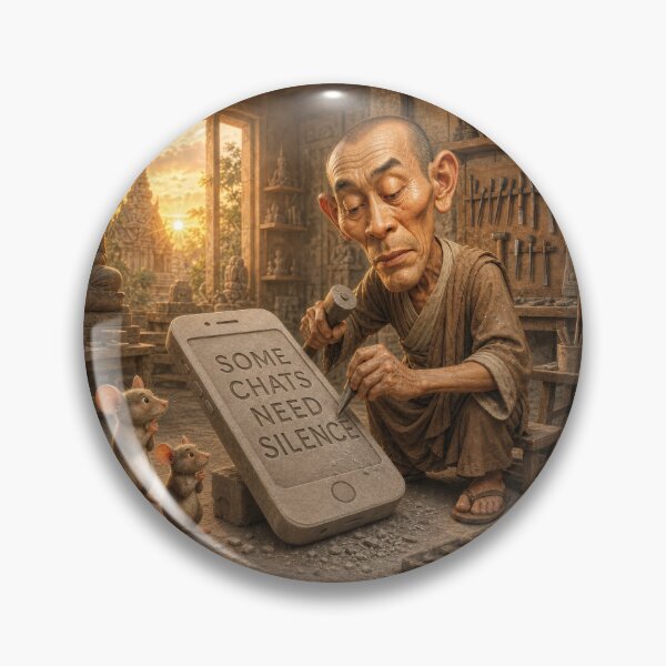 Item preview, Social Media Detox Offline Sculpting A Stone Smartphone designed and sold by The Brother Wu Collection.