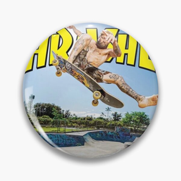 Item preview, Thrasher Skateboard Skate Design Art Print Poster Wall Tee Vest  designed and sold by Cool Robot Bro..