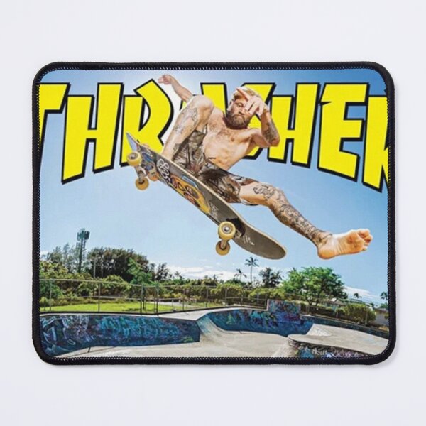 Item preview, Thrasher Skateboard Skate Design Art Print Poster Wall Tee Vest  designed and sold by Cool Robot Bro..