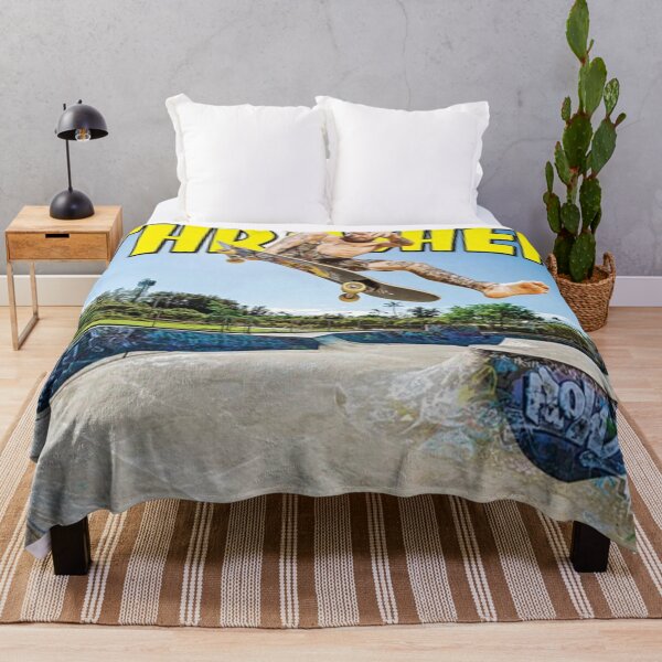 Item preview, Thrasher Skateboard Skate Design Art Print Poster Wall Tee Vest designed and sold by Cool Robot Bro..