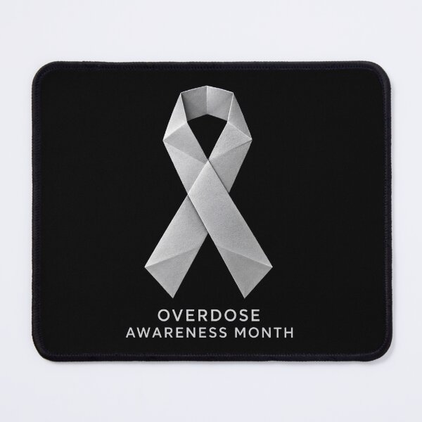 Item preview, Overdose Awareness Month Faded Origami Ribbon Art Support Gift for Advocates designed and sold by Nightarel.