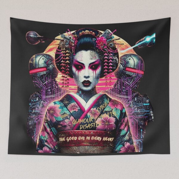 Item preview, Cyber Geisha Robot Cyborg SciFi designed and sold by Voodoo Store Paranormal Collections.