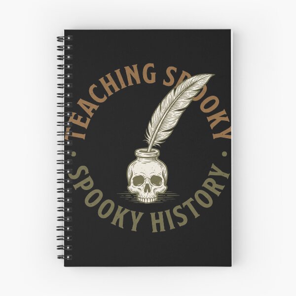 Item preview, Teaching Spooky History Skull Inkwell Feather Quill Halloween designed and sold by TeNovaStudio.