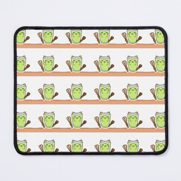 Item preview, Pixel Matcha Latte Cat designed and sold by One More Run.