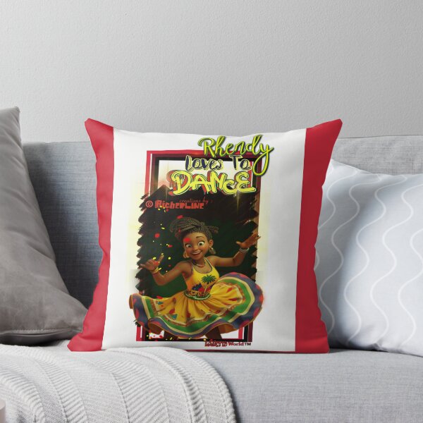 Item preview, Rhendy Loves to Dance - Joyful Haitian Carnival Dancer | Tropical Culture Art designed and sold by Creations by Richerline of IARTDWORLD™.