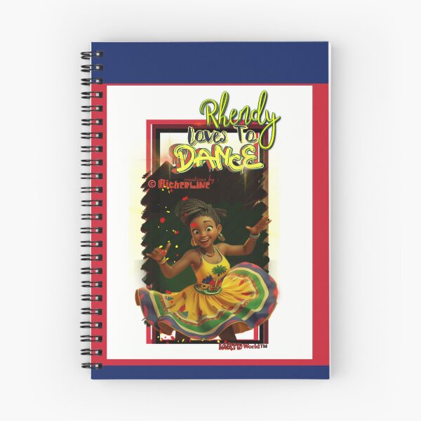 Item preview, Rhendy Loves to Dance - Joyful Haitian Carnival Dancer | Tropical Culture Art designed and sold by Creations by Richerline of IARTDWORLD™.