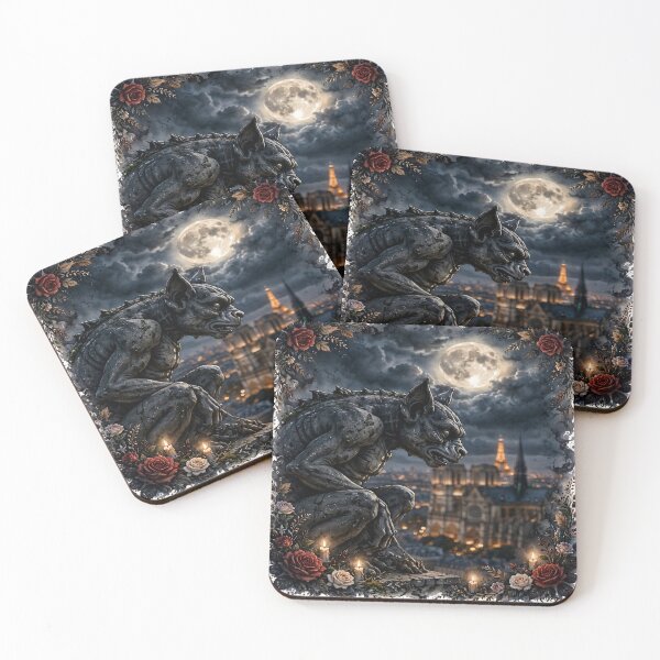 Item preview, Notre Dame Gargoyle - Dark Academia Gothic Paris designed and sold by Neurospicy Trolls.